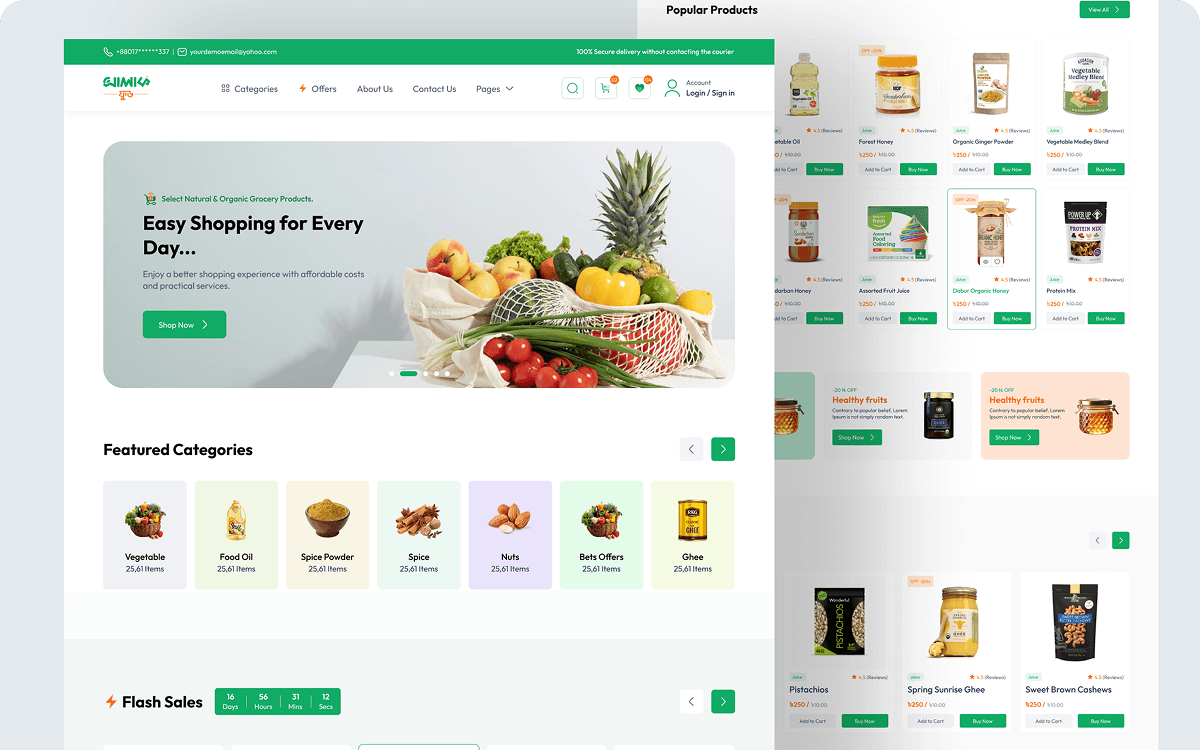 Ecommerce Website - UI/UX Design