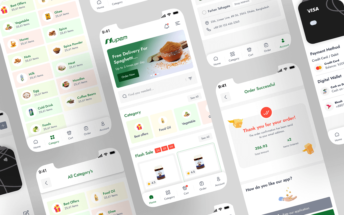 Ecommerce Mobile App UI/UX Design Project - Image 1
