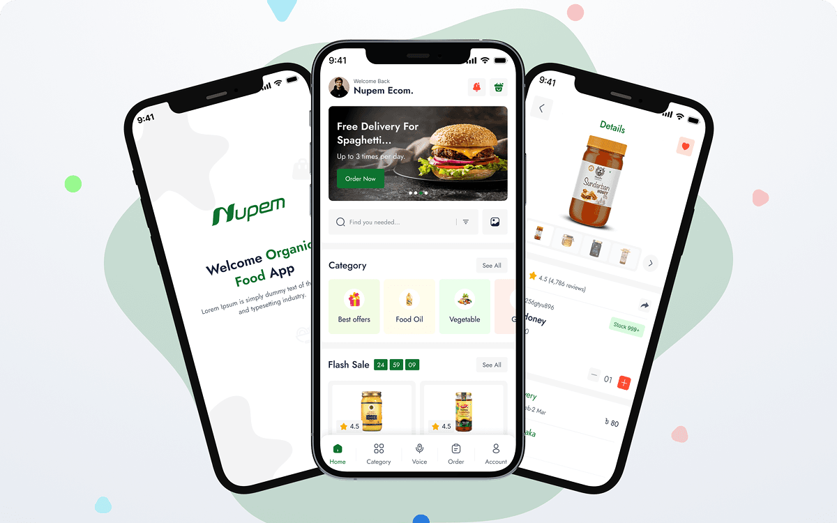 Ecommerce Mobile App UI/UX Design Project