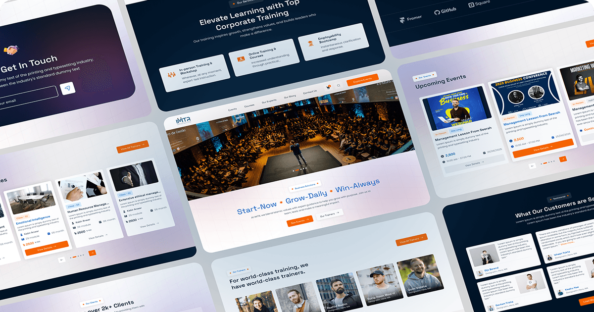 Workshop & Training Website Design and Development - Image 1