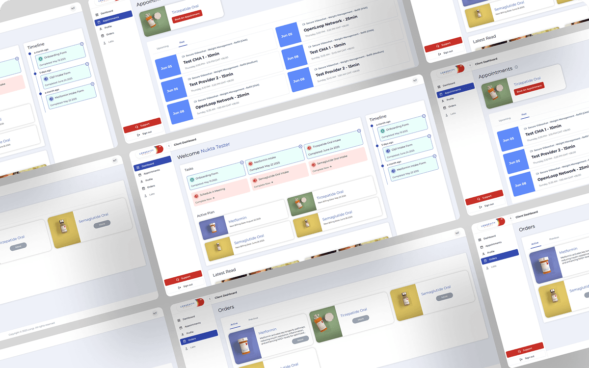 Longevity Direct Telehealth System Development