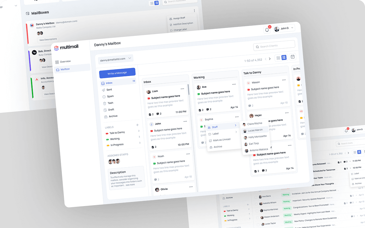 Multimail - SaaS Platform Development - Image 2