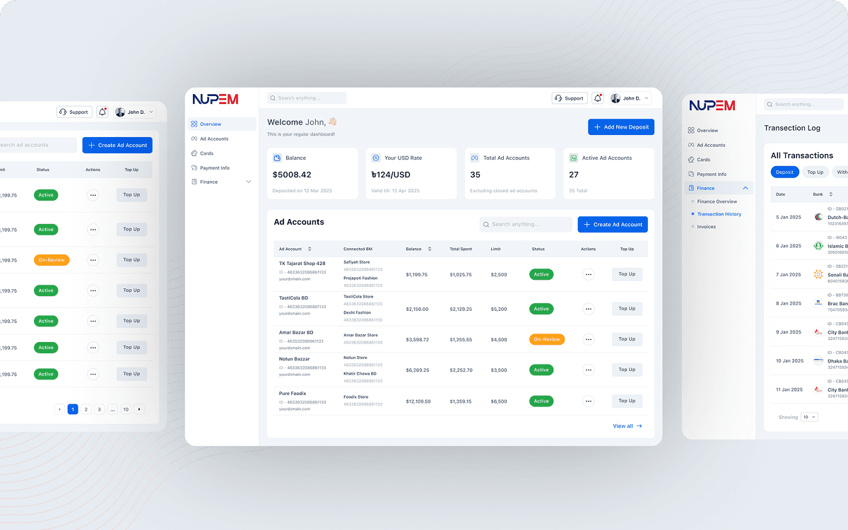 Nupem - CRM UI/UX Design and Development - Image 2